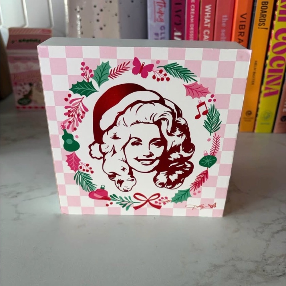 Dolly Parton Christmas Box Sign